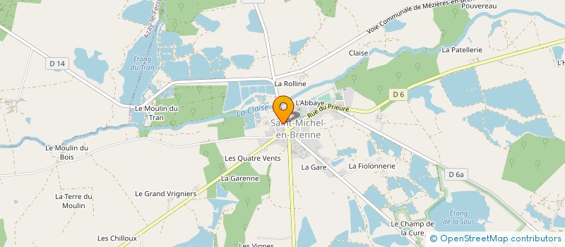 localisation de l'entreprise MADAME CELINE MALICORNET à SAINT-MICHEL-EN-BRENNE