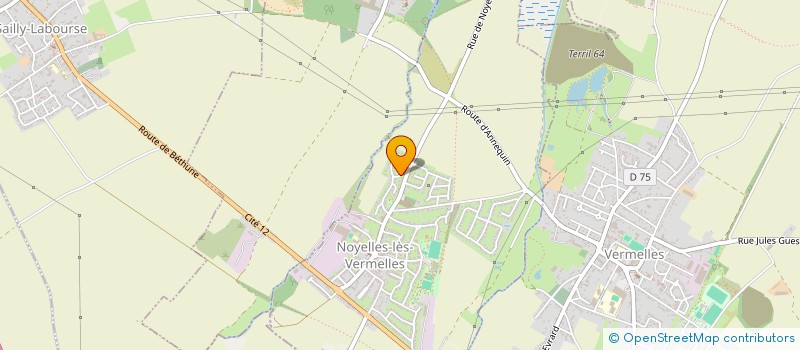 localisation de l'entreprise MADAME CELINE MALPAUX  NOYELLES-LES-VERMELLES