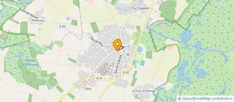 localisation de l'entreprise MADAME CELINE MANDARY à SAINT-LYPHARD