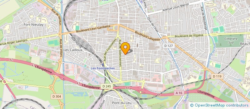 localisation de l'entreprise MADAME CELINE MANIER  CALAIS