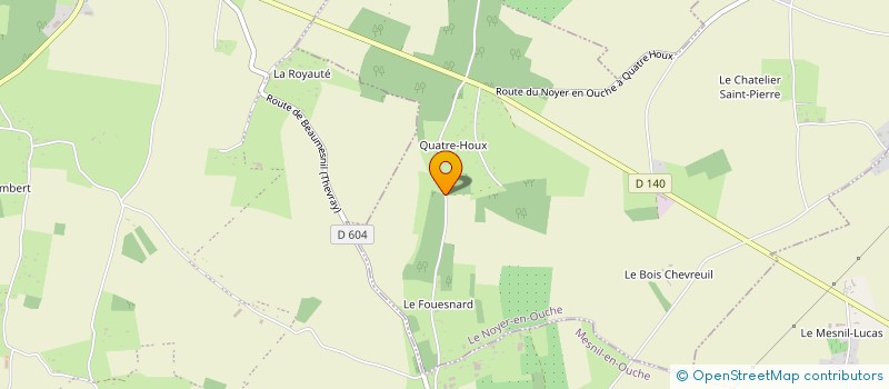 localisation de l'entreprise MADAME CELINE MANIERE  LE NOYER-EN-OUCHE