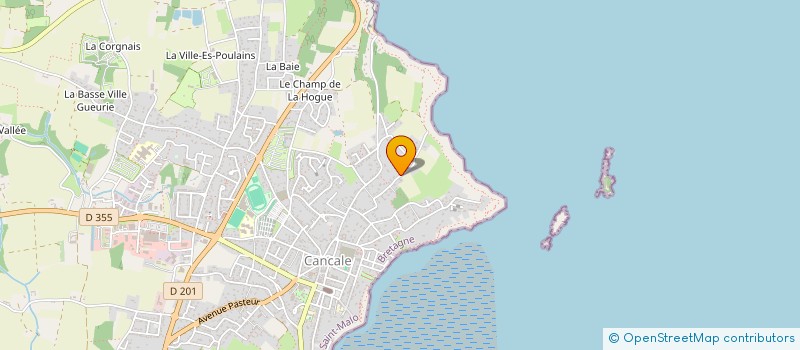 localisation de l'entreprise MADAME CELINE MANSON  CANCALE