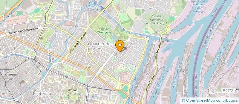 localisation de l'entreprise MADAME CELINE MANZANARES à STRASBOURG