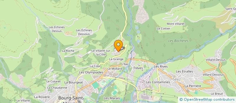 localisation de l'entreprise MADAME CELINE MANZATO  BOURG-SAINT-MAURICE