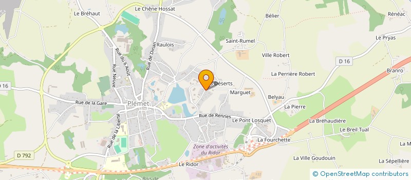 localisation de l'entreprise MADAME CELINE MARAIS  PLEMET