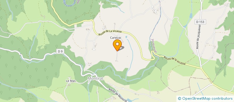 localisation de l'entreprise MADAME CELINE MARC à MONTIRAT