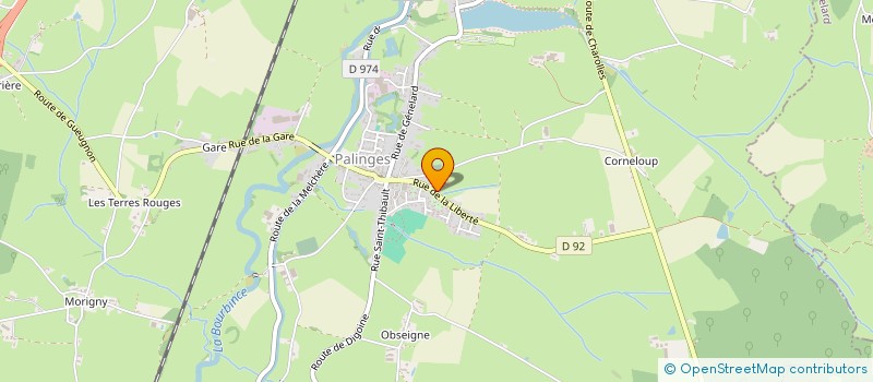 localisation de l'entreprise MADAME CELINE MARCELAT  PALINGES