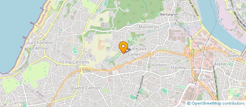localisation de l'entreprise MADAME CELINE MARCHAND à ANGLET