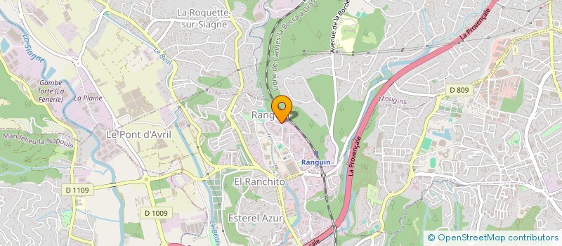 localisation de l'entreprise MADAME CELINE MARCHANT à CANNES