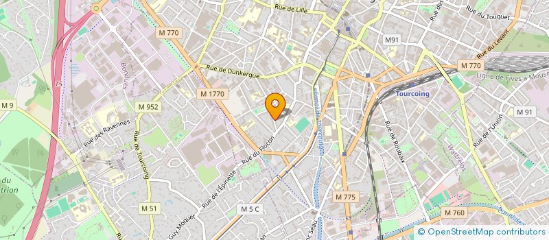 localisation de l'entreprise MADAME CELINE MARCORELLI à TOURCOING