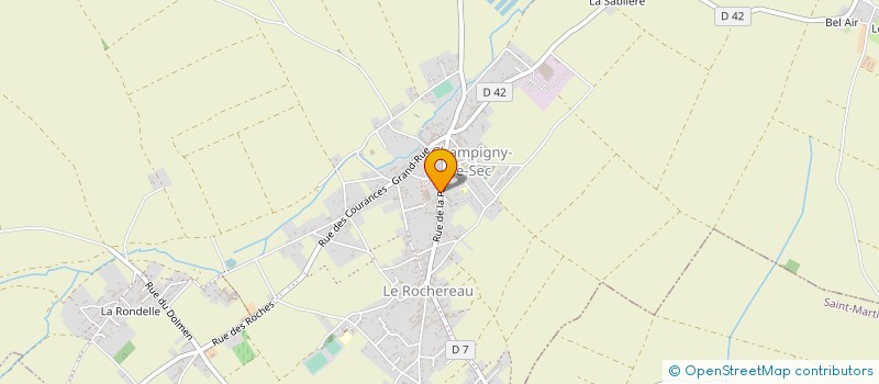 localisation de l'entreprise MADAME CELINE MARECHAL  CHAMPIGNY EN ROCHEREAU