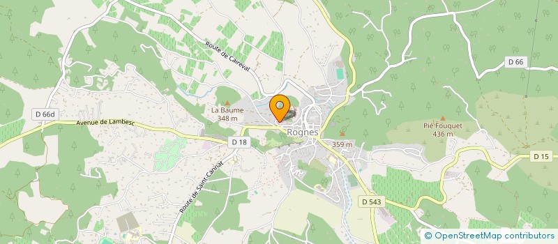 localisation de l'entreprise MADAME CELINE MARGOSSIAN à ROGNES