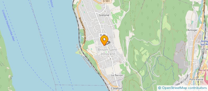 localisation de l'entreprise MADAME CELINE MARI  BRISON-SAINT-INNOCENT