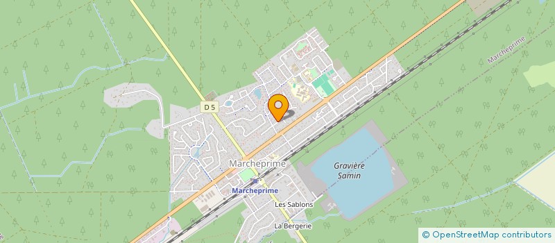 localisation de l'entreprise MADAME CELINE MARIE LAJEUNESSE  MARCHEPRIME