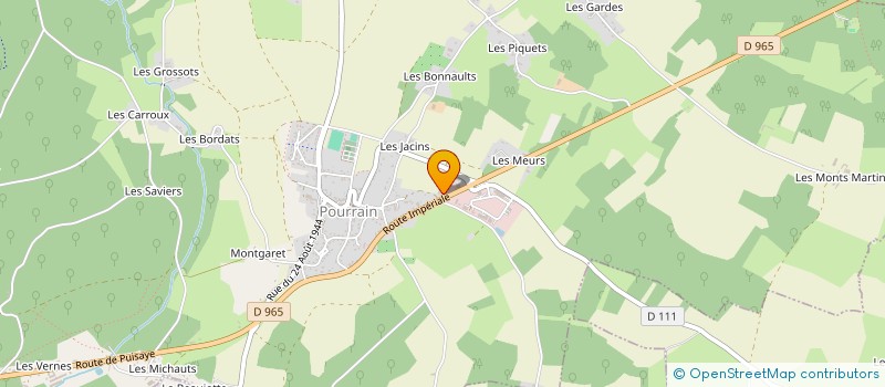 localisation de l'entreprise MADAME CELINE MARIE LE SAGER  POURRAIN