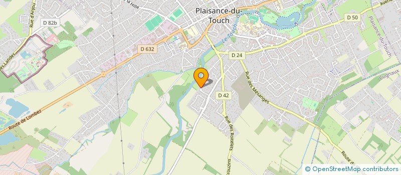 localisation de l'entreprise MADAME CELINE MARIN  PLAISANCE-DU-TOUCH