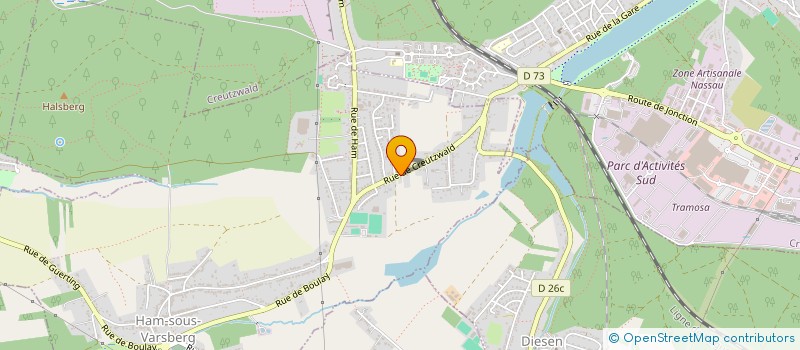 localisation de l'entreprise MADAME CELINE MARKUS  HAM-SOUS-VARSBERG