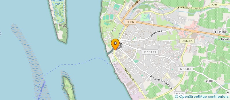 localisation de l'entreprise MADAME CELINE MAROLLEAU à BLAYE