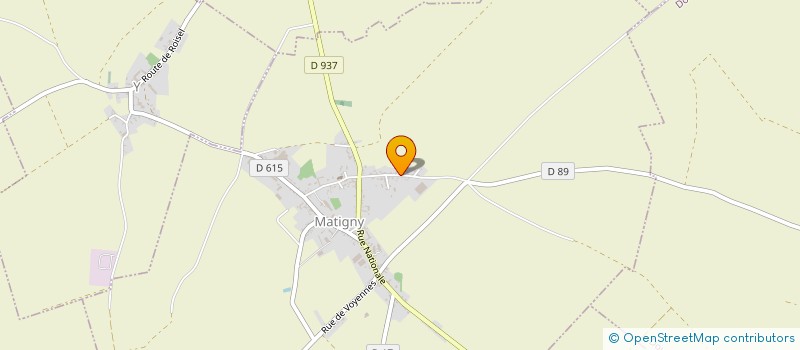 localisation de l'entreprise MADAME CELINE MAROTTE à MATIGNY
