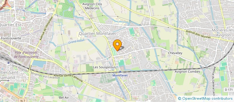 localisation de l'entreprise MADAME CELINE MARROU à AVIGNON