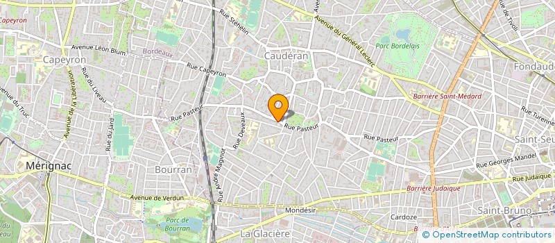 localisation de l'entreprise MADAME CELINE MARTENS  BORDEAUX