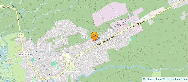 localisation de l'entreprise MADAME CELINE MARTIN  AUDENGE