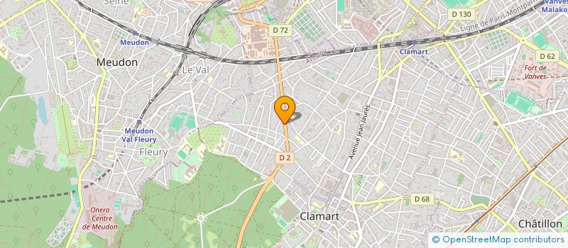 localisation de l'entreprise MADAME CELINE MARTIN  CLAMART