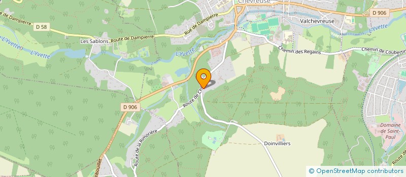 localisation de l'entreprise MADAME CELINE MARTIN  CHEVREUSE