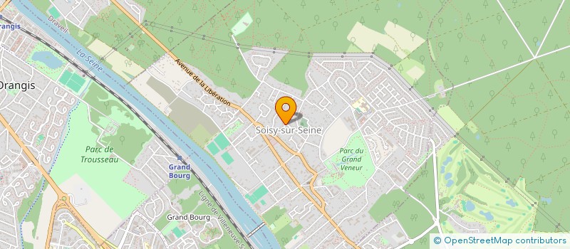 localisation de l'entreprise MADAME CELINE MARTIN à SOISY-SUR-SEINE