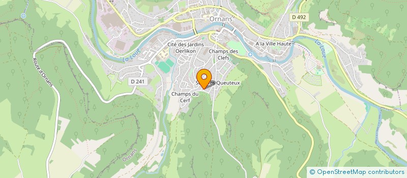 localisation de l'entreprise MADAME CELINE MARTINENGHI à ORNANS