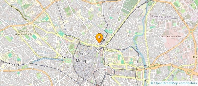 localisation de l'entreprise MADAME CELINE MARTINEZ à MONTPELLIER