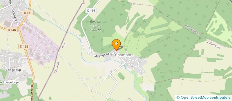 localisation de l'entreprise MADAME CELINE MASDIER  CHAMBORS