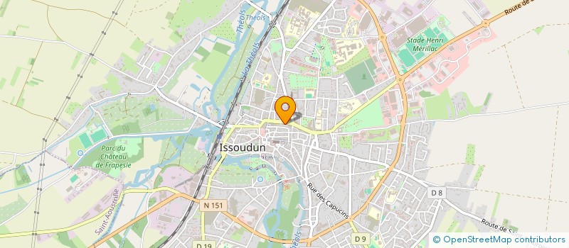 localisation de l'entreprise MADAME CELINE MASSEREAU à ISSOUDUN