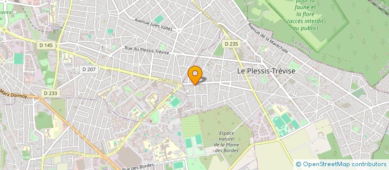 localisation de l'entreprise MADAME CELINE MASSON à LE PLESSIS-TREVISE