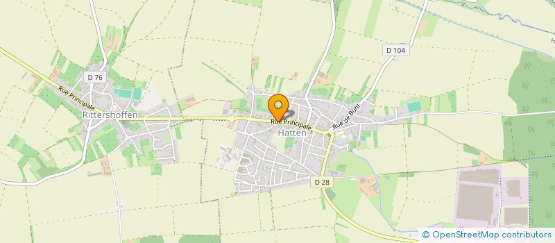 localisation de l'entreprise MADAME CELINE MATHERN  HATTEN