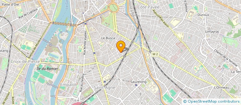 localisation de l'entreprise MADAME CELINE MATHIEU  TOULOUSE