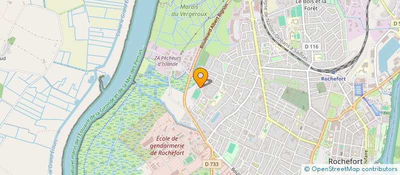 localisation de l'entreprise MADAME CELINE MAUDET  ROCHEFORT