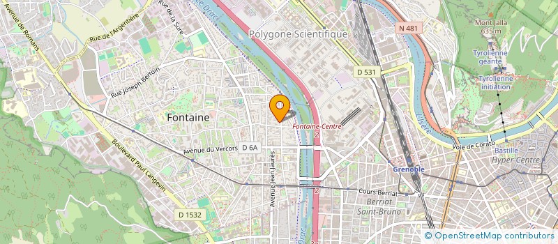 localisation de l'entreprise MADAME CELINE MAURICI  FONTAINE