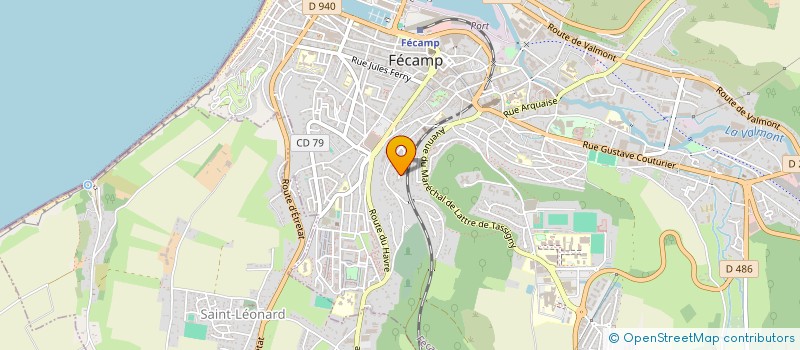 localisation de l'entreprise MADAME CELINE MAYEU  FECAMP