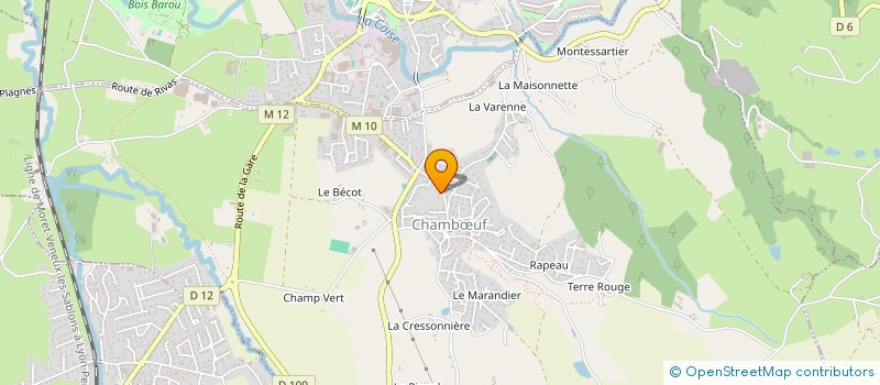 localisation de l'entreprise MADAME CELINE MAZET  CHAMBUF