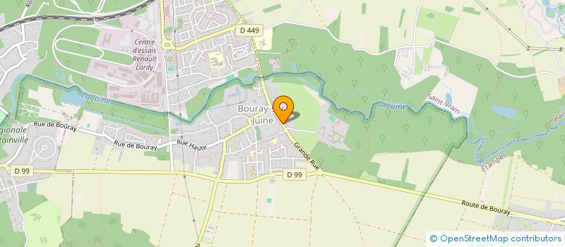 localisation de l'entreprise MADAME CELINE MAZET  BOURAY-SUR-JUINE