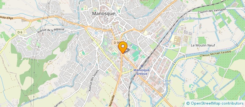 localisation de l'entreprise MADAME CELINE MAZZANINI à MANOSQUE