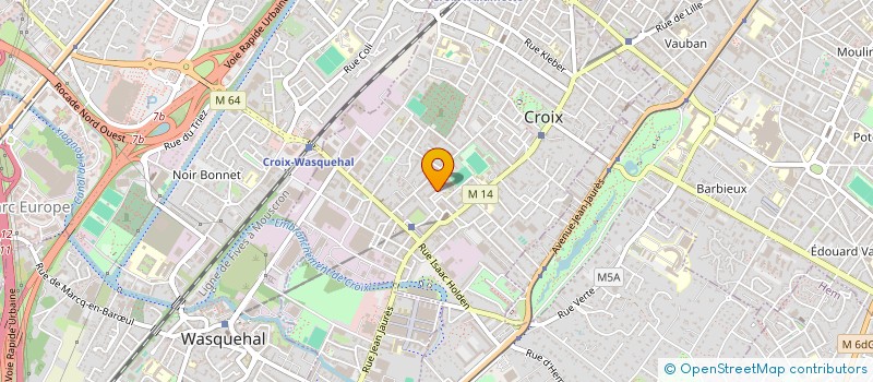 localisation de l'entreprise MADAME CELINE MEAUZOONE à CROIX