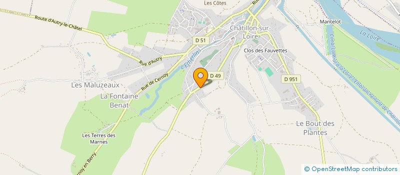 localisation de l'entreprise MADAME CELINE MEERSCHMAN à CHATILLON-SUR-LOIRE