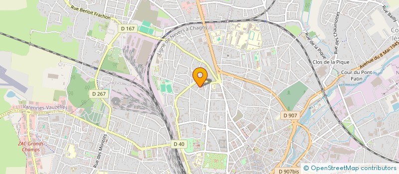 localisation de l'entreprise MADAME CELINE MELE à NEVERS