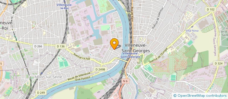 localisation de l'entreprise MADAME CELINE MELESAN à VILLENEUVE-LE-ROI