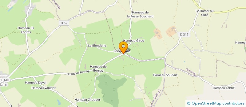 localisation de l'entreprise MADAME CELINE MENARD  SAINT-GERMAIN-LE-GAILLARD