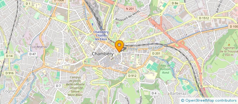 localisation de l'entreprise MADAME CELINE MENDES à CHAMBERY
