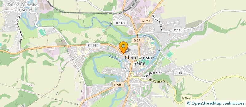 localisation de l'entreprise MADAME CELINE MENEGHEL à CHATILLON-SUR-SEINE