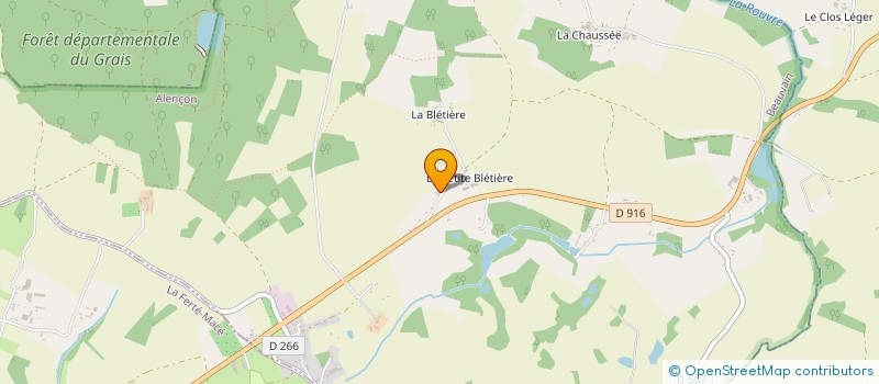 localisation de l'entreprise MADAME CELINE MENON à LA FERTE MACE